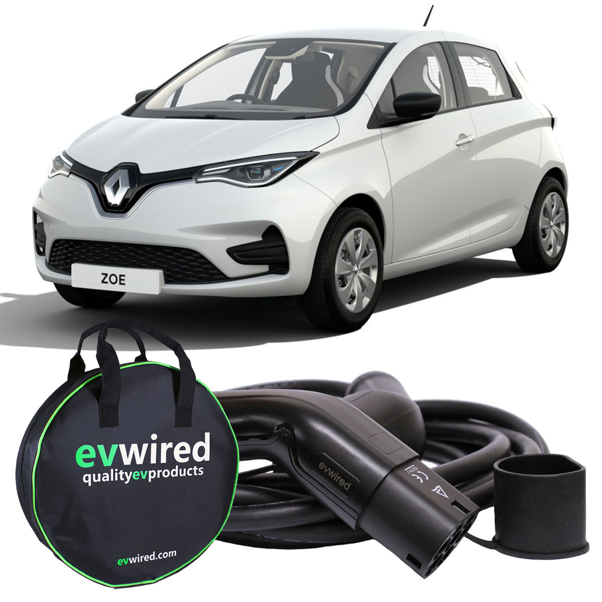 Renault Zoe 1 Charging cable Mode 3, Type 2 16A - RENNERshop