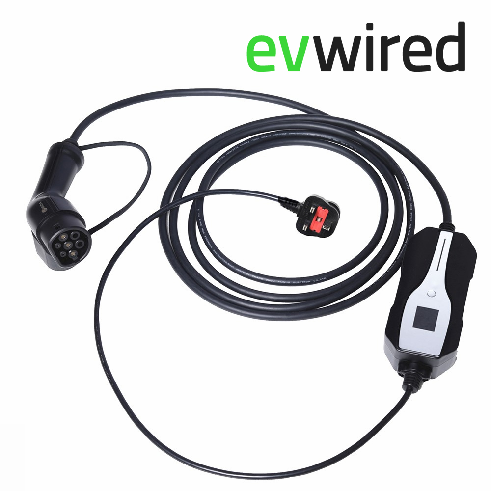 32 Amp EV Wired EV Electric Vehicle Car & Plug-in Hybrid Charging Cable 5 metre Type 2 to Type 2 