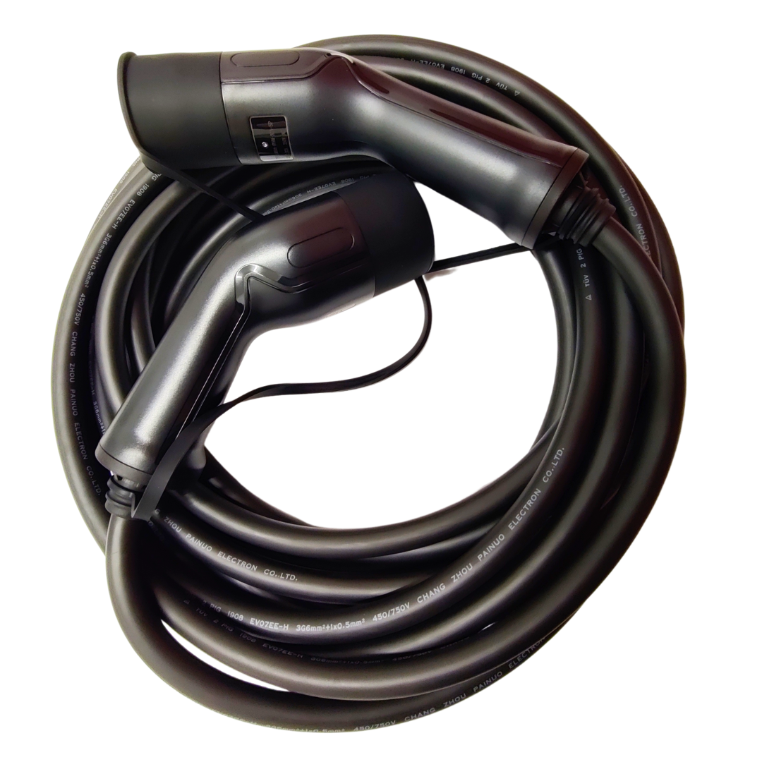 Type 2 Ev Charging Cable 7m 32a (22kw) Type 2 To Type 2 Hybrid