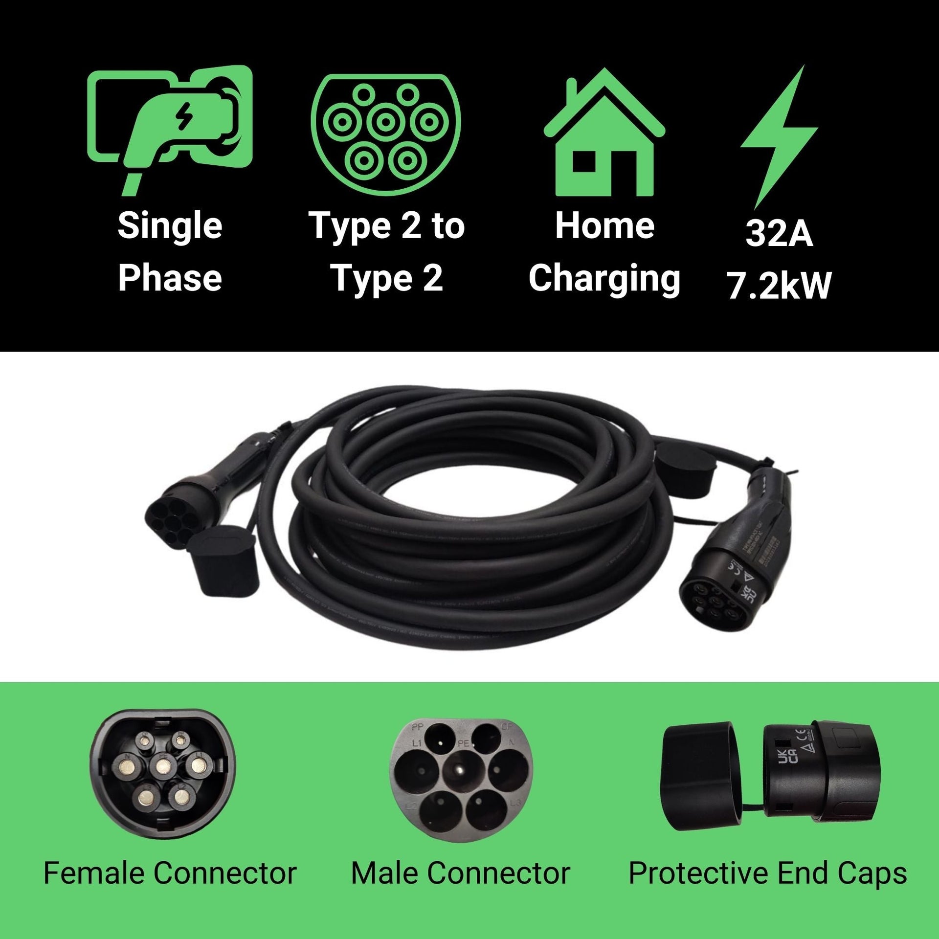 Land Rover Range Rover Evoque EV Charging Cable | Fast & Free UK Delivery