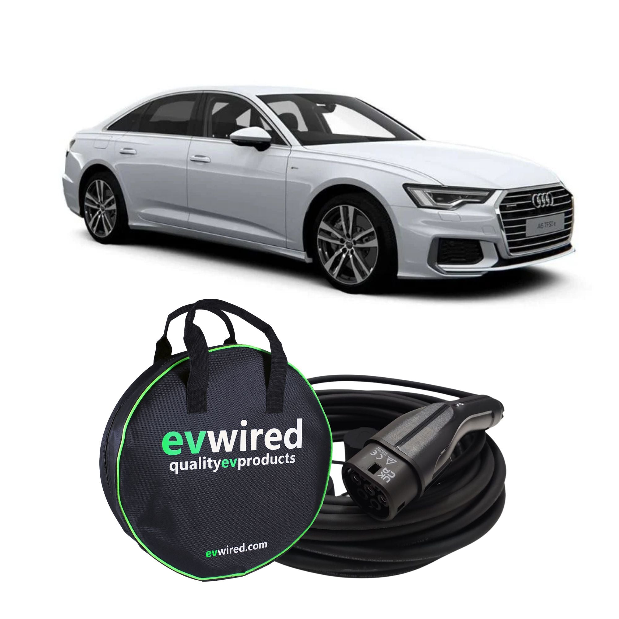 Audi A6 TFSI e Charging Cable