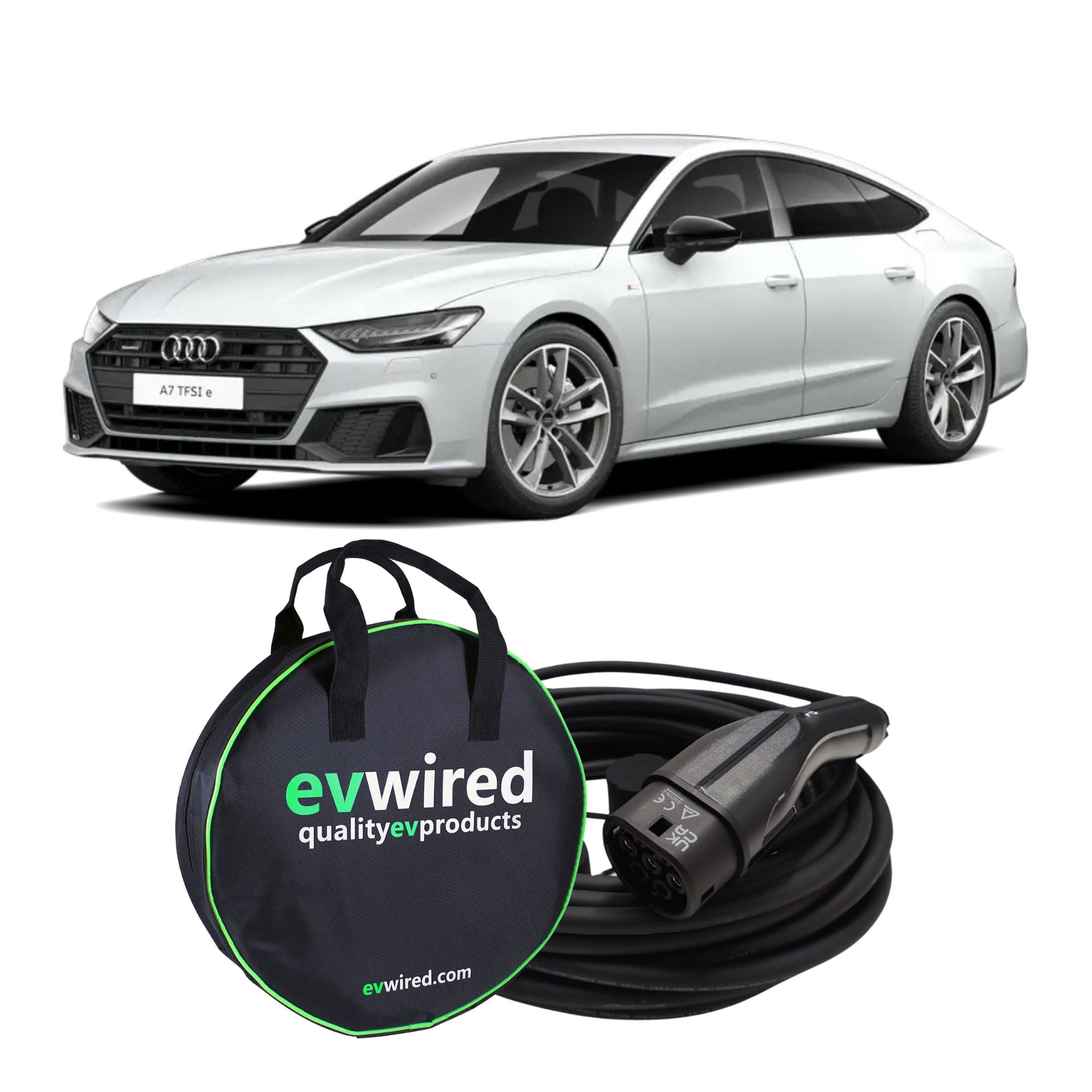 Audi A7 TFSI e Charging Cable