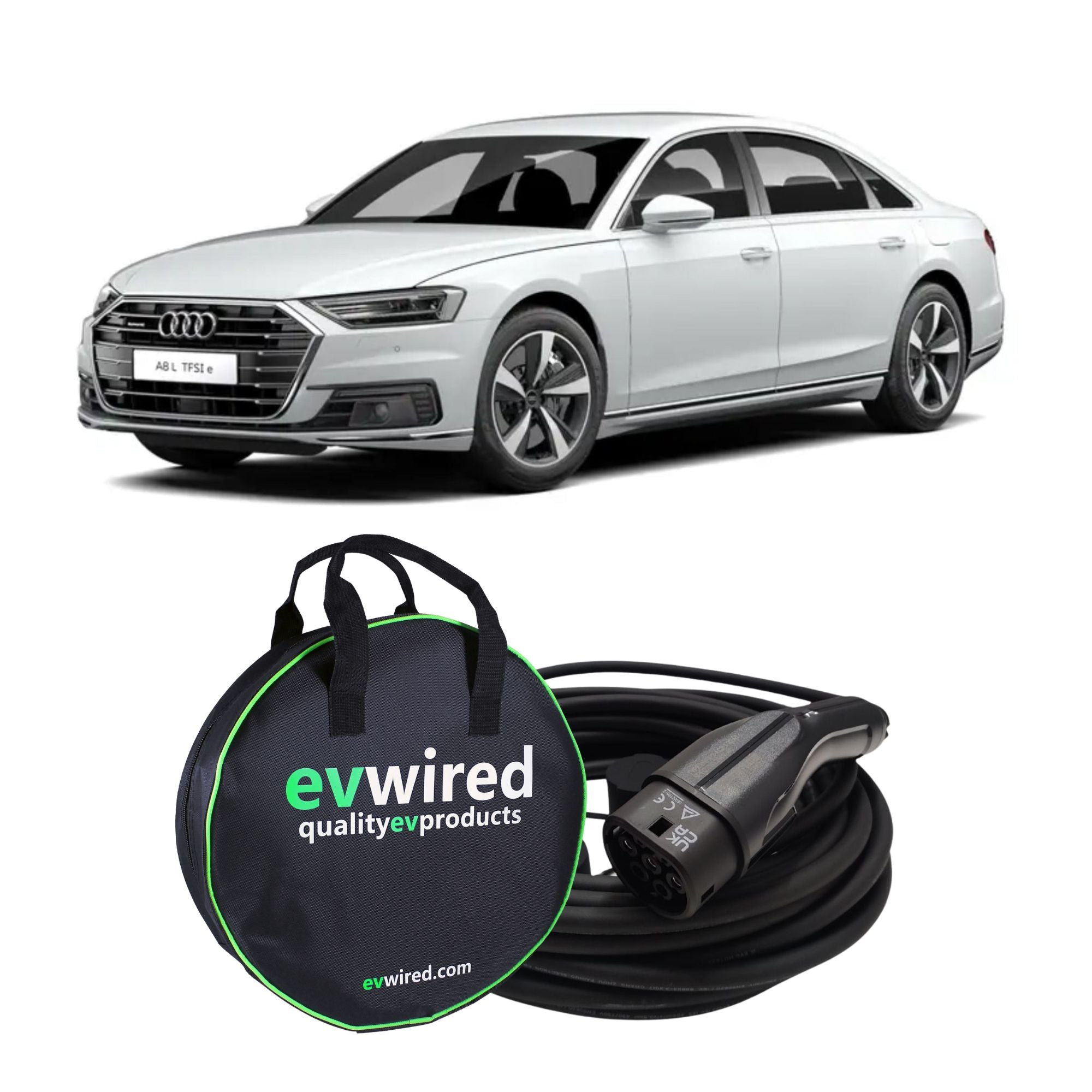 Audi A8 TFSI e Charging Cable