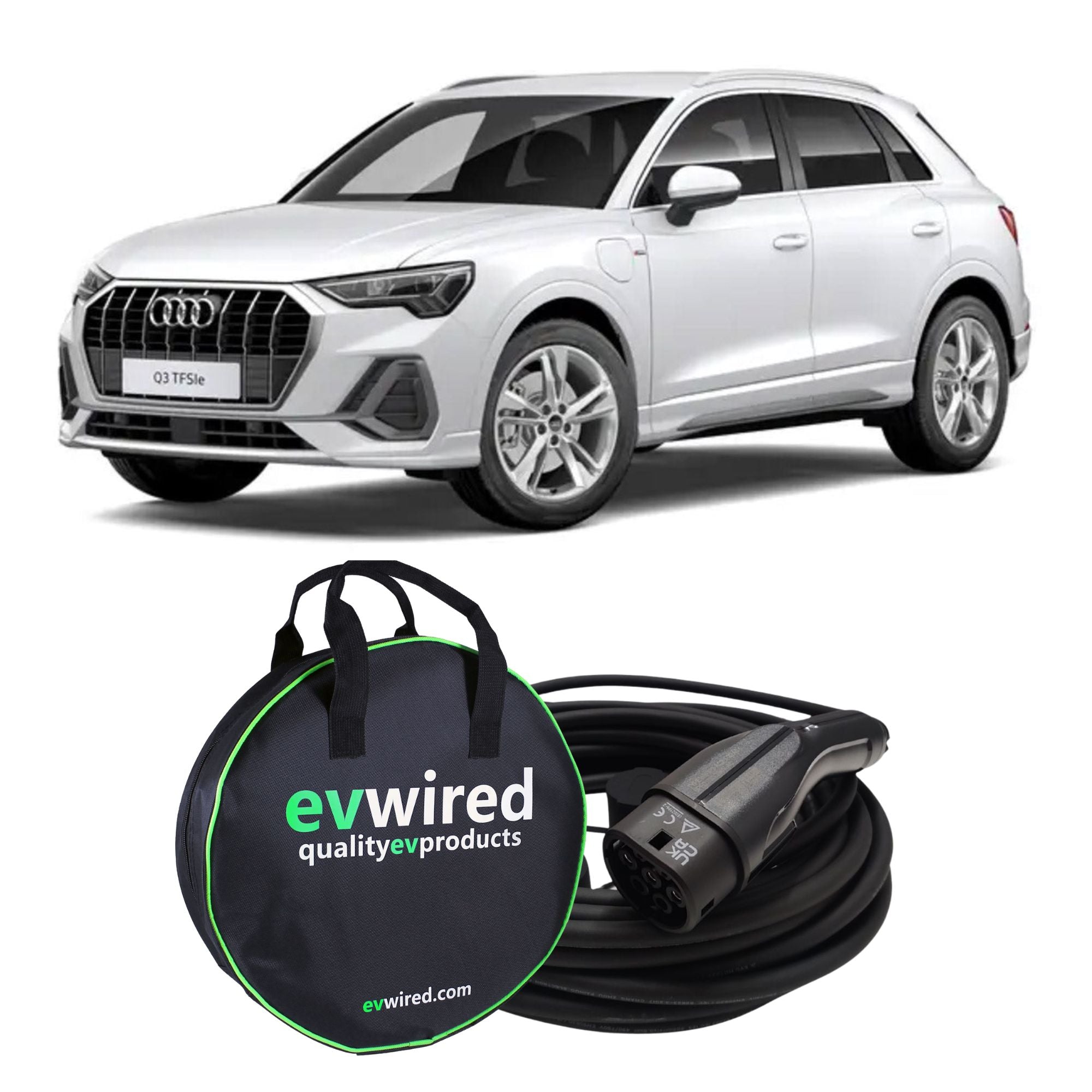 Audi Q3 TFSI e Charging Cable