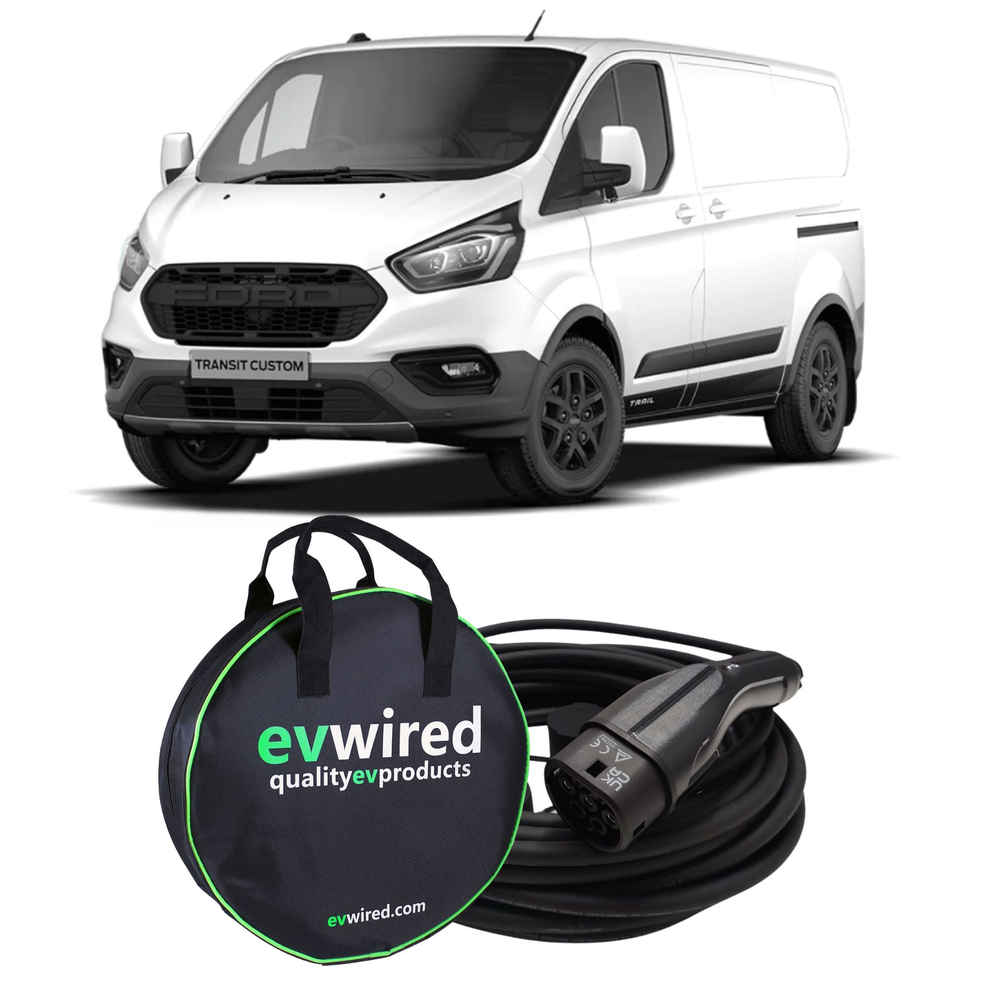 Ford Transit Custom PHEV Charging Cable