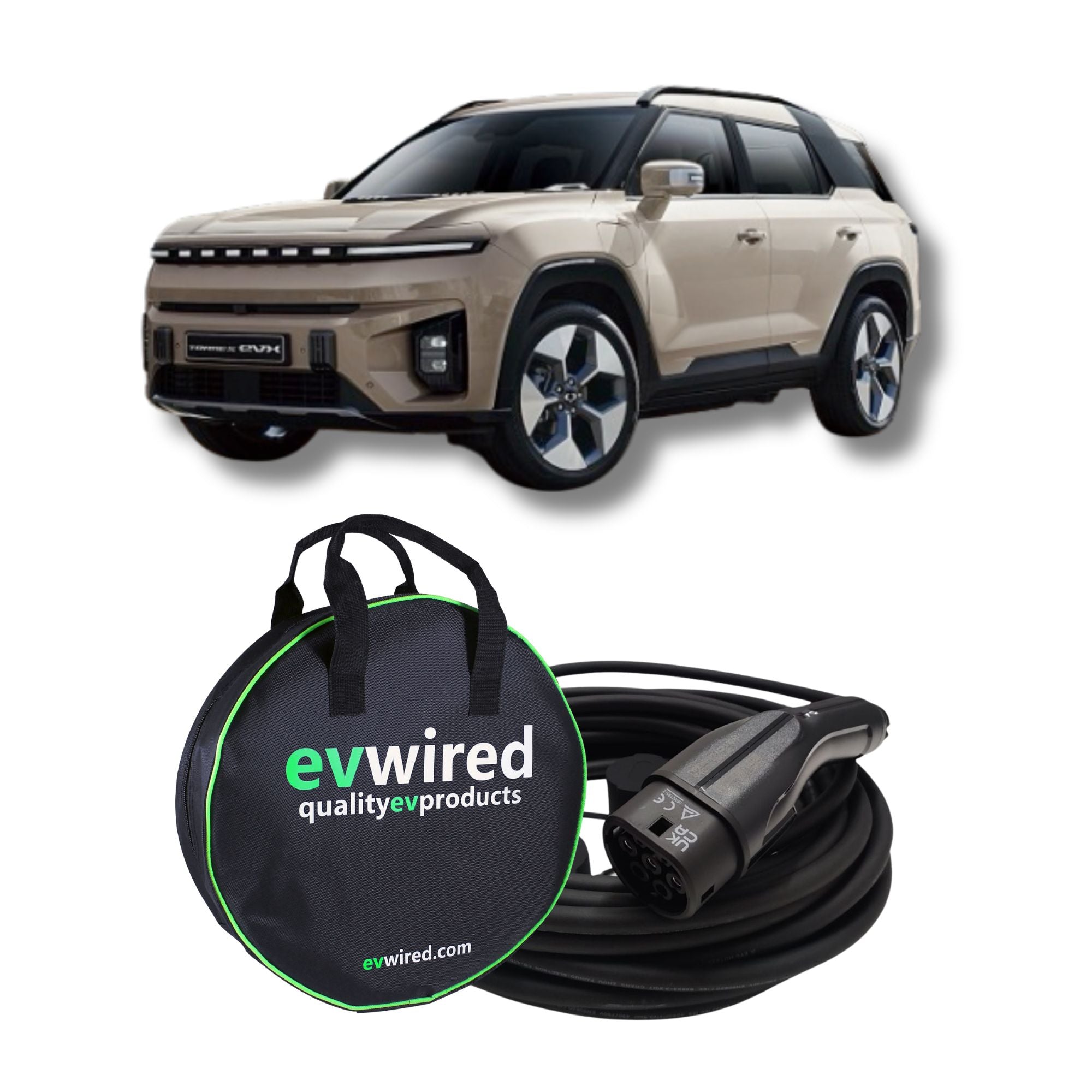 KGM Torres EVX EV Charging Cable