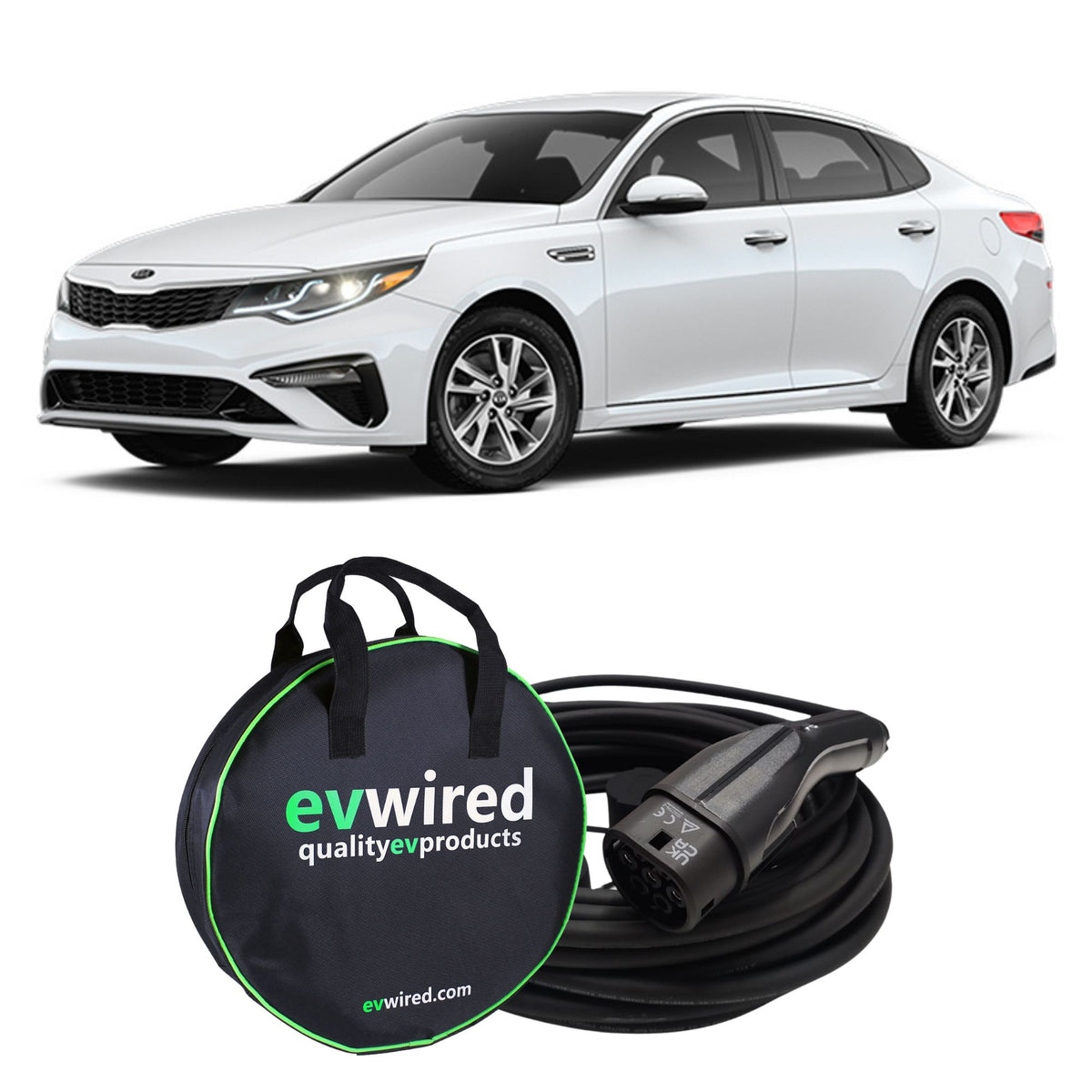 Kia Optima EV Charging Cable | Fast & Free UK Delivery