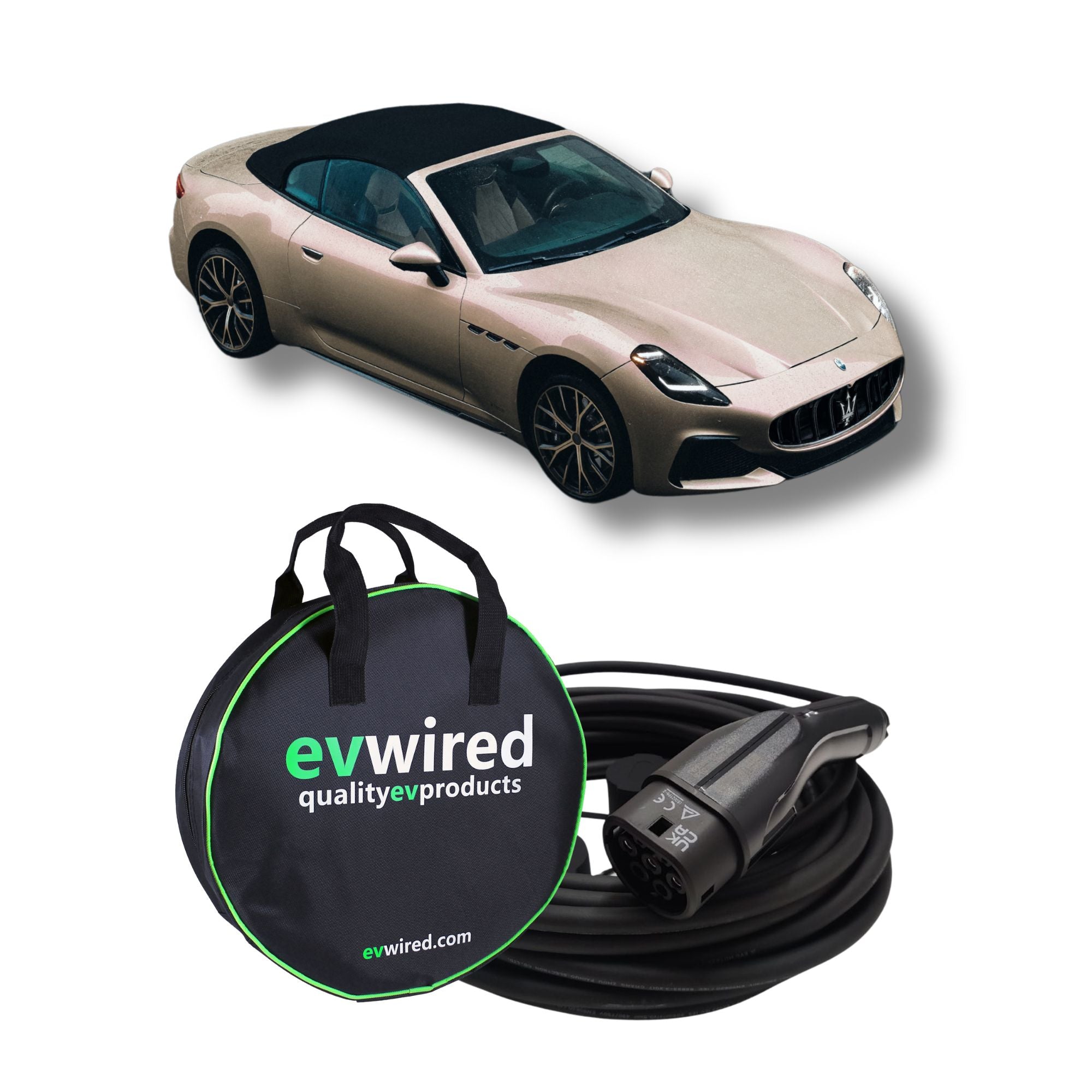 Maserati GranCabrio Folgore EV Charging Cable