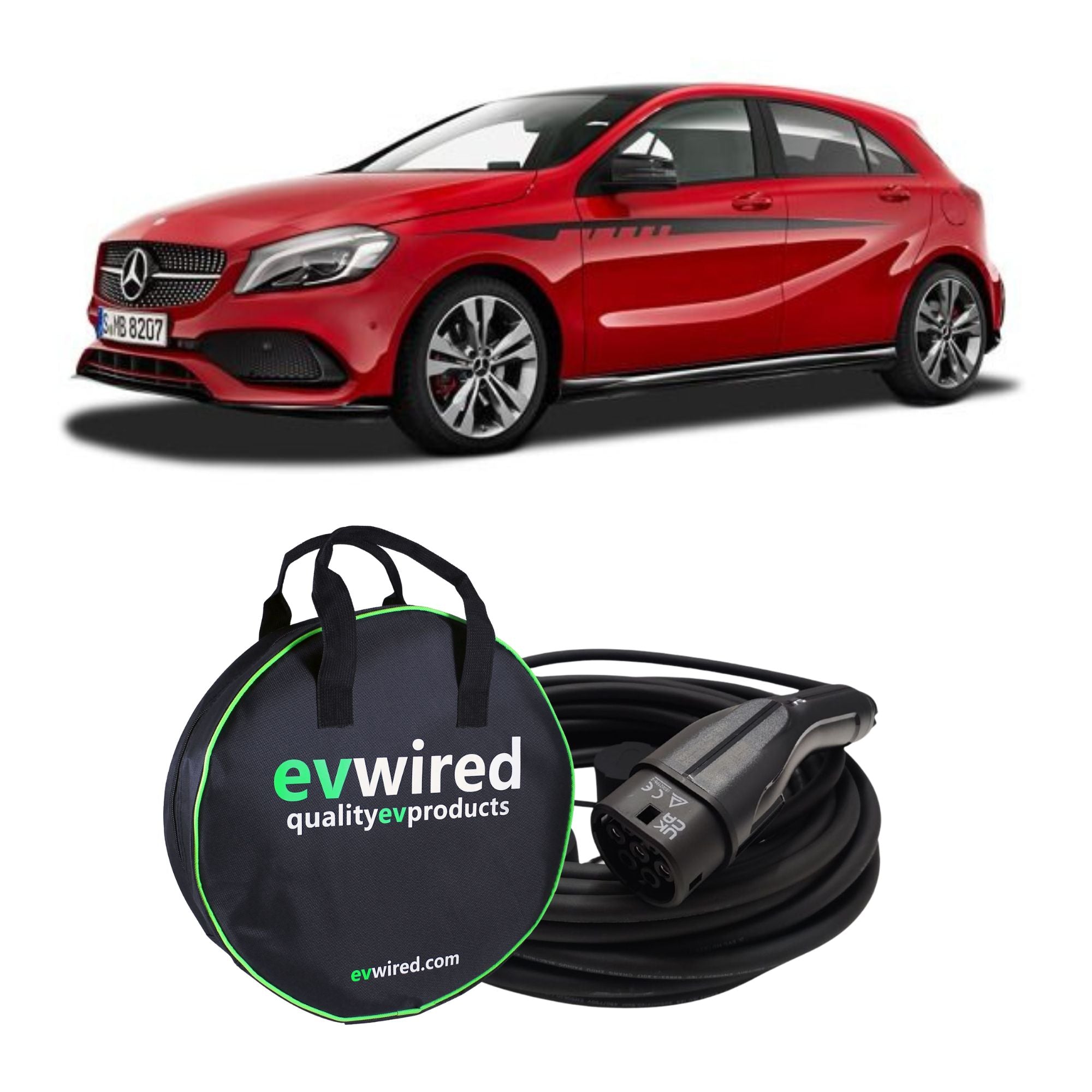 Mercedes A250e Charging Cable