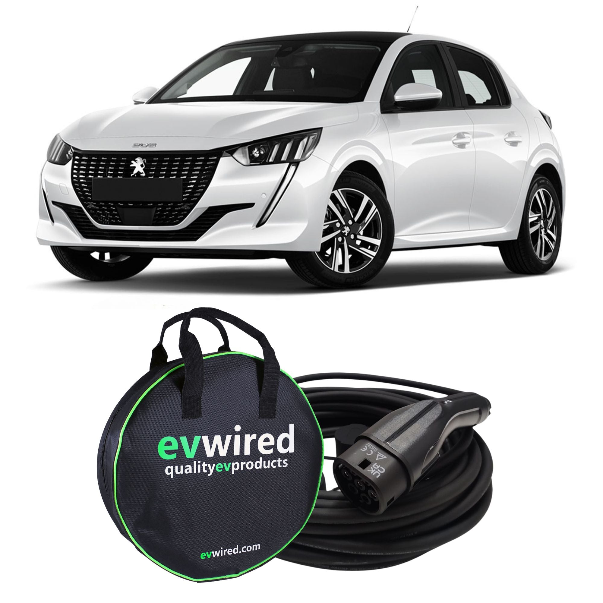 Peugeot e-208 Charging Cable