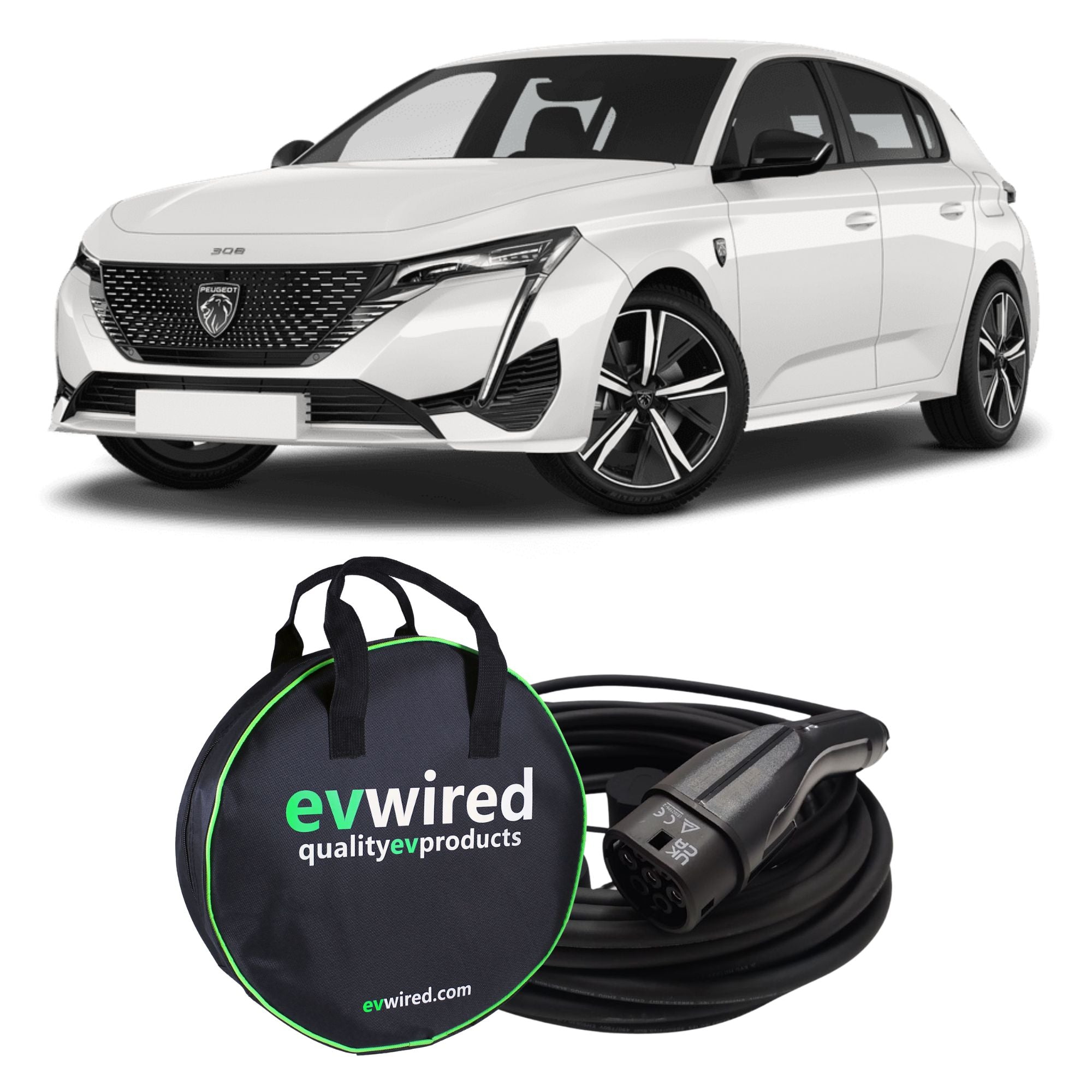 Peugeot e-308 Charging Cable