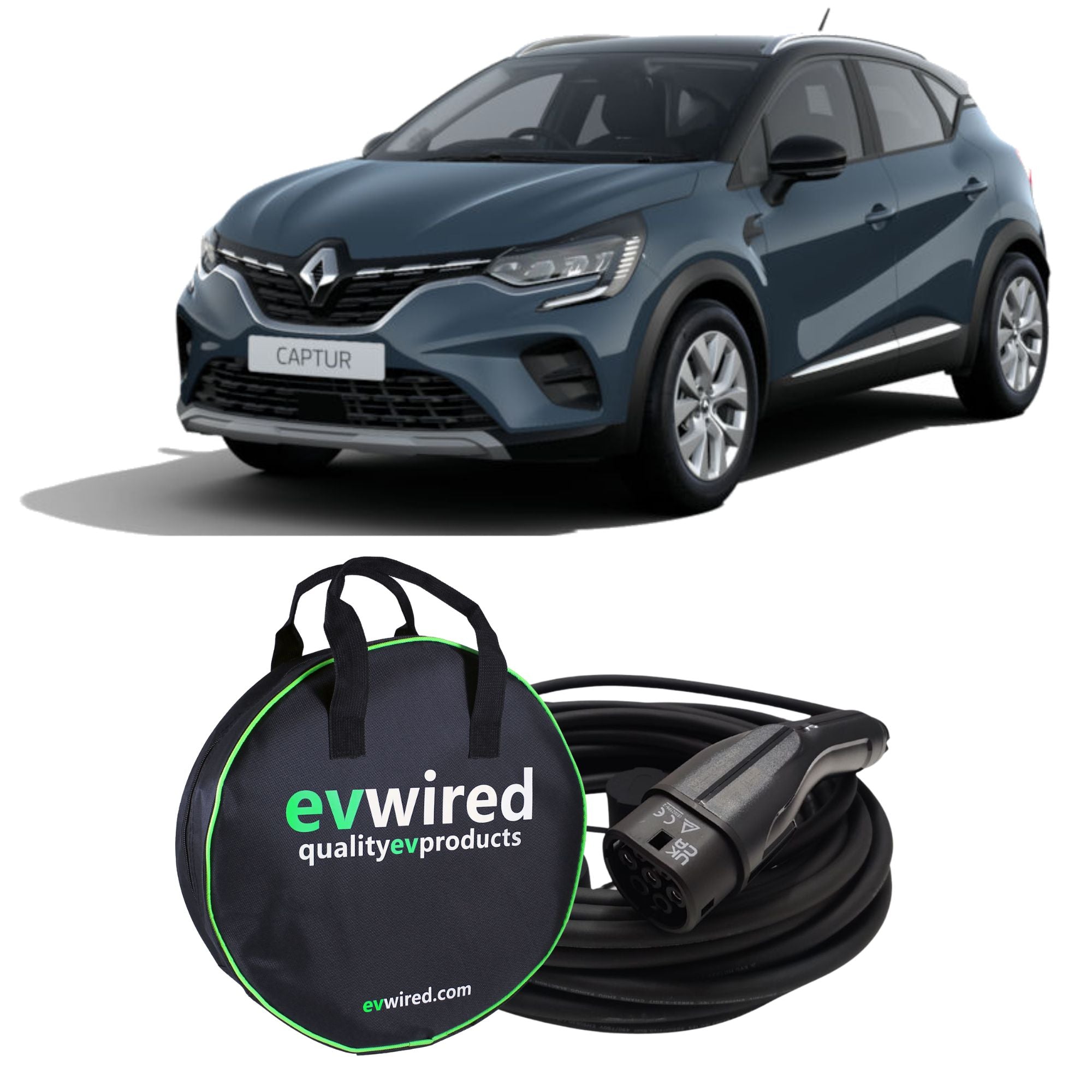 Renault Captur Hybrid Charging Cable