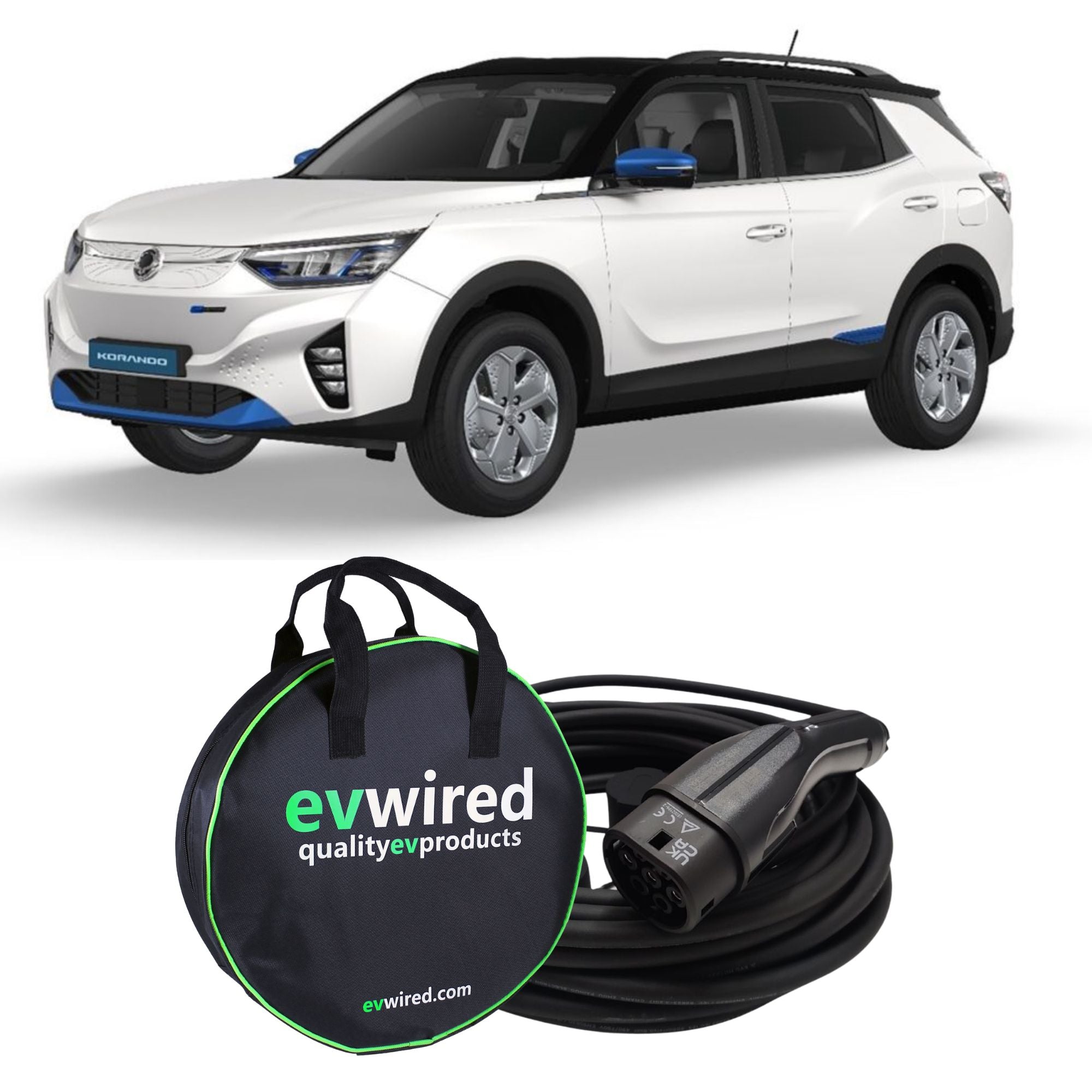 SsangYong Korando E-Motion Charging Cable