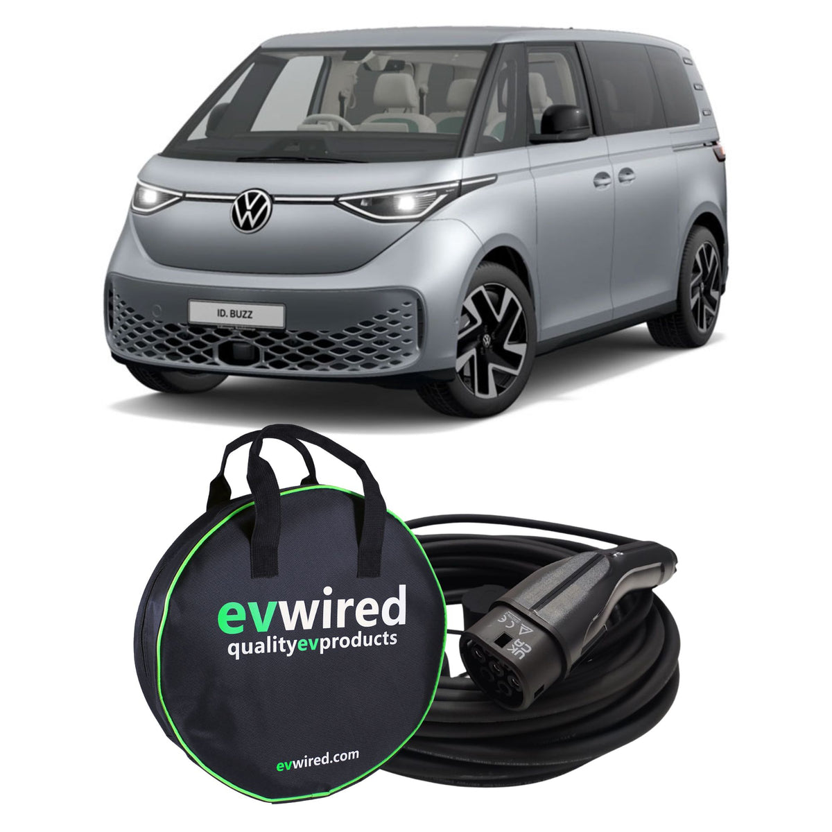 VW ID. Buzz EV Charging Cable | Fast & Free UK Delivery