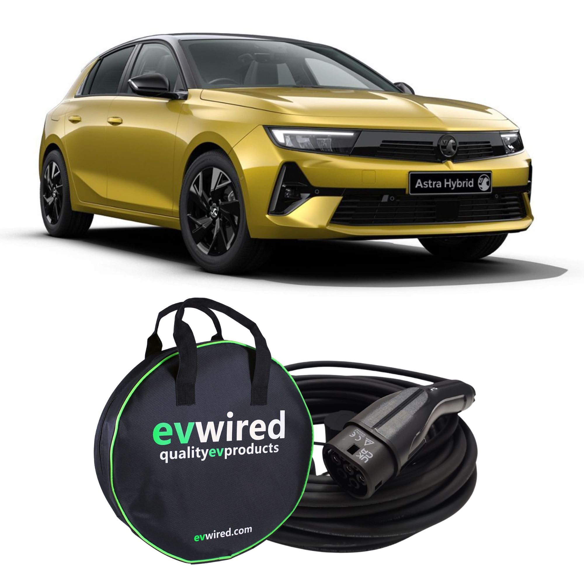 Vauxhall Astra Hybrid-e Charging Cable